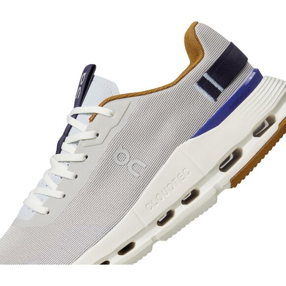 ON CLOUD WOMEN'S CLOUDNOVA FOAM RUNNING ATHLETIC SNEAKERS‎ SILVER/HEATHER NEW - Picture 2 of 8